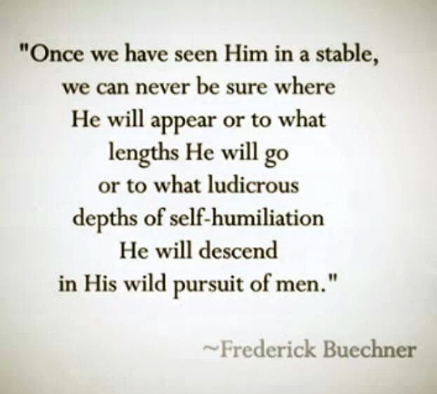 Frederick Beuchner on God's astounding love